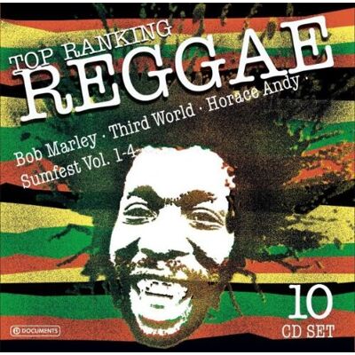 Bob Marley Top Ranking Reggae Hits - 10 Cd Wallet Box - Publicité Bob Marley Top Ranking Reggae Hits - 10 Cd Wallet Box - Publicité