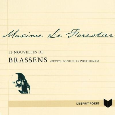 Maxime le Forestier 12 Nouvelles De Brassens - Publicité Maxime le Forestier 12 Nouvelles De Brassens - Publicité