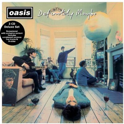 Oasis Definitely Maybe (Remastered) Deluxe Edition - Publicité Oasis Definitely Maybe (Remastered) Deluxe Edition - Publicité
