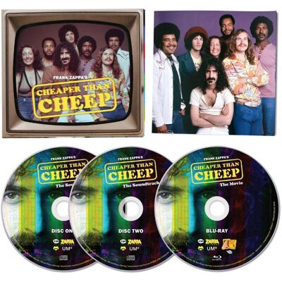 Frank Zappa Cheaper Than Cheep (2cd + Blu-Ray) - Publicité Frank Zappa Cheaper Than Cheep (2cd + Blu-Ray) - Publicité