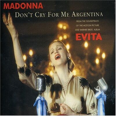 Madonna Don'T Cry For Me Argentina - Cd1 - Publicité Madonna Don'T Cry For Me Argentina - Cd1 - Publicité