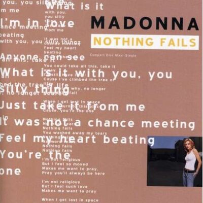 Madonna Nothing Fails - Publicité Madonna Nothing Fails - Publicité