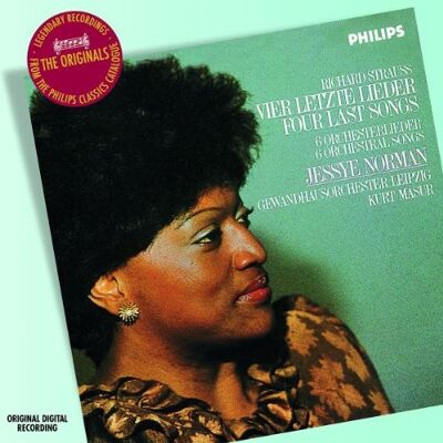 Jessye Norman Vier Letzte Lieder/orchesterlieder - Publicité Jessye Norman Vier Letzte Lieder/orchesterlieder - Publicité