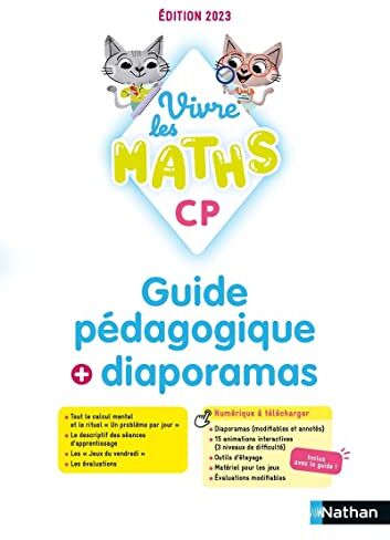 Jacqueline Jardy Vivre Les Maths - Cp - Guide Pédagogique + Diaporamas - Edition 2023