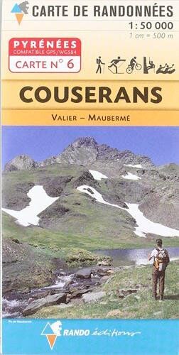 Collectif Pyrénées Carte 6 Couserans - Valier - Maubermé 1 : 50 000: Carte De Randonnées (Cartes ographiques)