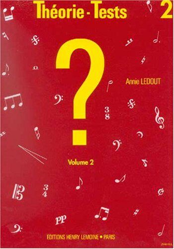 Ledout Annie Théorie-Tests Volume 2