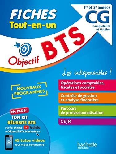 Nathalie Rubaud Objectif Bts Cg - Fiches Tout-En-Un