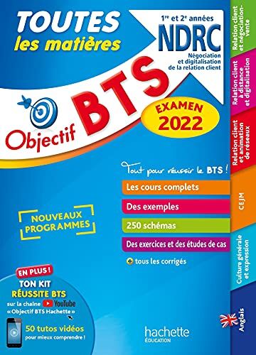 Emilie Dhérin Objectif Bts Ndrc (1re Et 2e Années) - Toutes Les Matières, Examen 2022