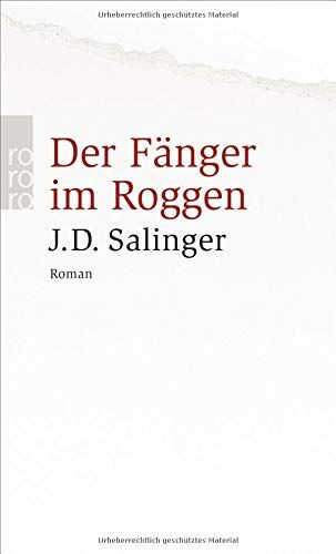 Salinger, Jerome D. Der Fänger Im Roggen