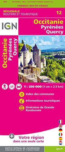 Collectif Occitanie (Pyrénées-Quercy) Recto/verso 1:250 000