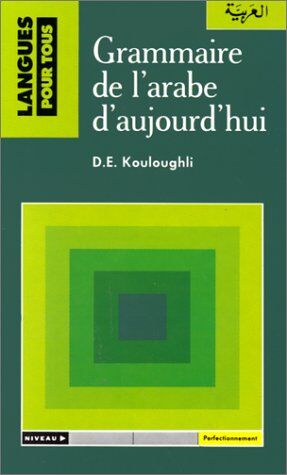 Djamel Kouloughli Grammaire De L'Arabe D'Aujourd'Hui (Méthodes)