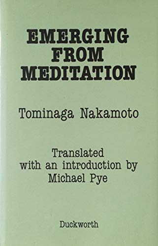 Tominaga Nakamoto Emerging From Meditation