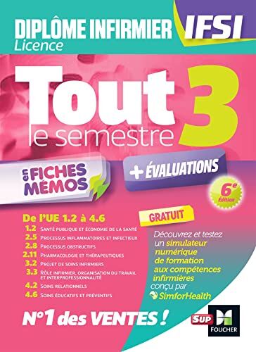 Samir Baali Tout Le Semestre 3 En Fiches Mémos - Dei Ifsi - 6e Édition - Révision Et Entraînement