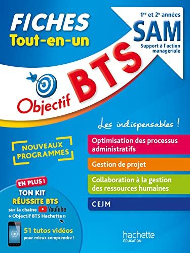 Bruno Bonnefous Objectif Bts Sam - Fiches Tout-En-Un