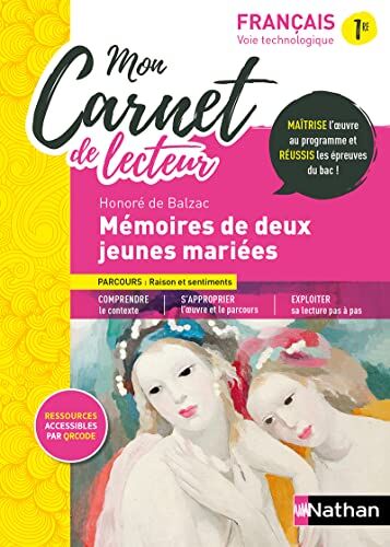 Adrien David Mon Carnet De Lecteur - Mémoires De Deux Jeunes Mariées Balzac - 2022: Mémoires De Deux Jeunes Mariées, Honoré De Balzac