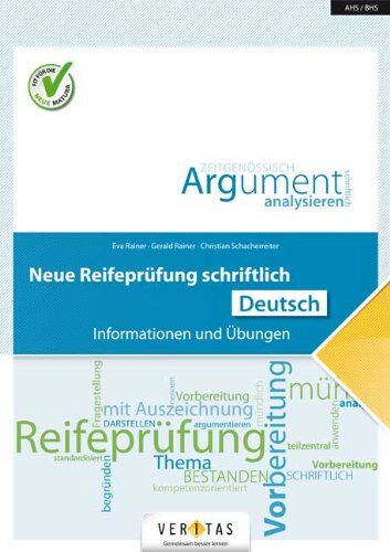 Eva Rainer Neue Reifeprüfung Schriftlich - Deutsch: Übungsbuch