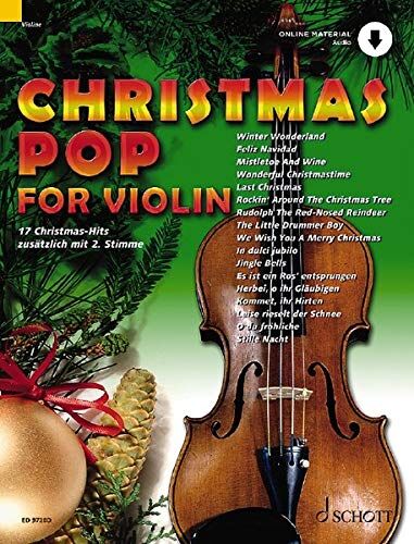 Georg Boeßner Christmas Pop For Violin: 17 Christmas-Hits. 1-2 Violinen. Ausgabe Mit Online-Audiodatei.