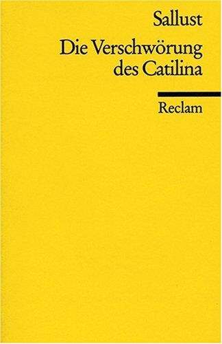 Sallust Die Verschwörung Des Catilina