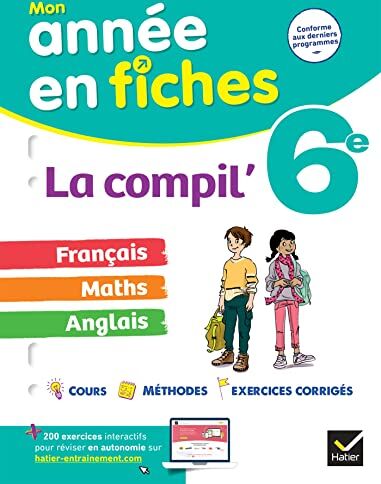 Gaëlle Perrot La Compil' 6e (Tout-En-Un) : Français, Maths Et Anglais: Fiches De Révision Dans Toutes Les Matières