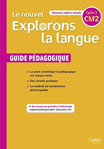 Gérald Jeangrand Le Nouvel Explorons La Langue Cm2 - Guide Pédagogique 2020