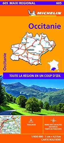 Occitanie, France - Michelin Maxi Regional Map 605 (France Maxi Regional)