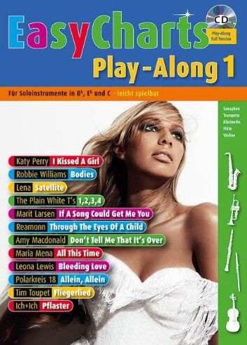 Uwe Bye Easy Charts Play-Along: Die Größten Hits - Für Melodieinstrumente In B, Eb Und C Spielerisch Leicht Gesetzt. Band 1. C/eb/bb-Instrumente. Spielbuch ... 1. C/eb/bb-Instrumente (Music Factory)