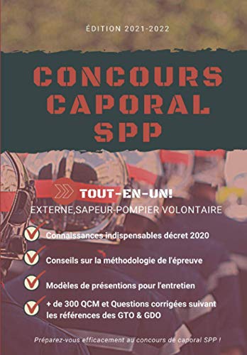 Grégory Marchal Concours Caporal Spp: Sapeur-Pompier Volontaire