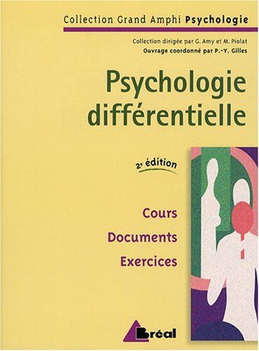 Pierre-Yves Gilles Psychologie Différentielle (Amphi)