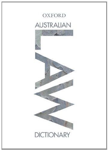 Trisha Mann Australian Law Dictionary