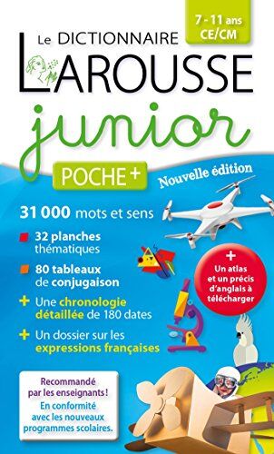 Patricia Maire Dictionnaire Larousse Junior Poche + : Ce/cm 7-11 Ans