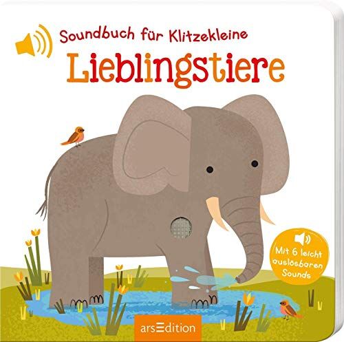 Soundbuch Für Klitzekleine: Soundbuch Für Klitzekleine - Lieblingstiere: Mit 6 Leicht Auslösbaren Sounds