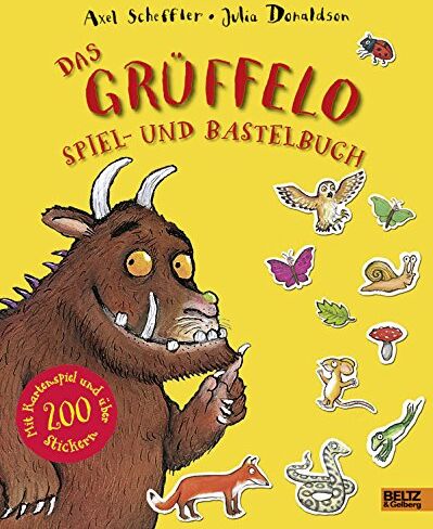 Axel Scheffler Das Grüffelo Spiel- Und Bastelbuch: Mit Kartenspiel Und Über 200 Stickern