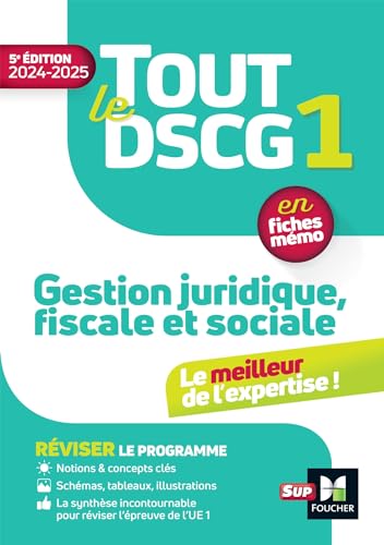 Cédric Devaux Tout Le Dscg 1 - Gestion Juridique Fiscale Et Sociale - 2024-2025 - Révision