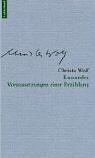Christa Wolf: Werkausgabe. Werkausgabe in 12 Bänden: Werke, 13 Bde., Bd.7, Kassandra. Voraussetzungen einer Erzählung