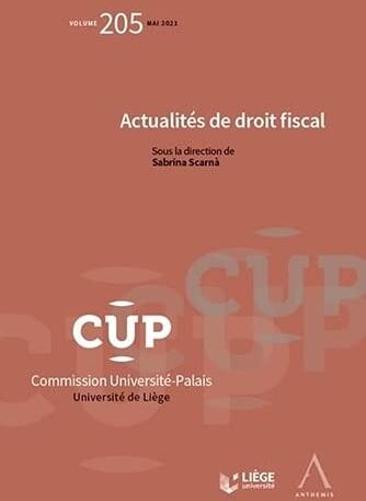 Sabrina Scarnà Actualités En Droit Fiscal (Tome 205)