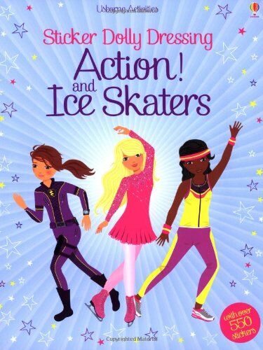 Fiona Watt Sticker Dolly Dressing Action & Ice Skaters