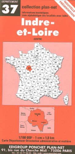 COLLECTIF/COLLE Carte Routière : Indre-Et-Loire (Departemental)