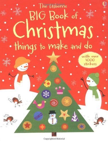 Fiona Watt Big Book Of Christmas Things To Make And Do (Usborne Activity Books)