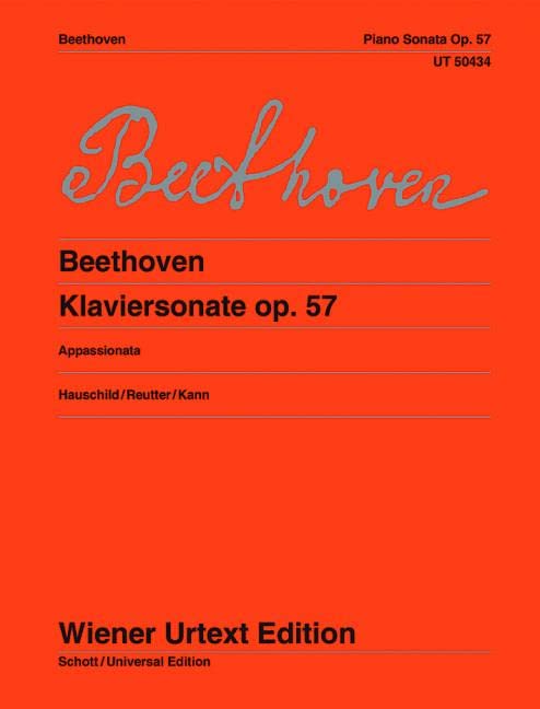 Klaviersonate (Appassionata): Nach Den Quellen Hrsg. Von Peter Hauschild Und Jochen Reutter. Op. 57. Klavier.
