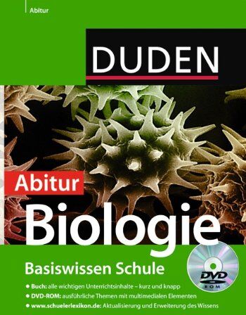 Wilfried Probst Duden Basiswissen Schule : Biologie Abitur, M. Dvd-Rom