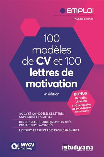 Pauline Lahary 100 Modèles De Cv Et 100 Lettres De Motivation