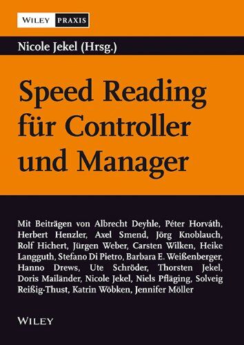 Nicole Jekel Speed Reading Für Controller Und Manager