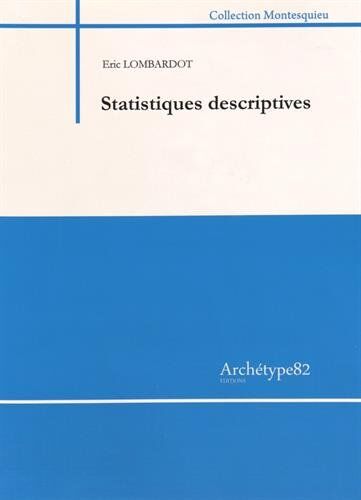 Eric Lombardot Statistiques Descriptives