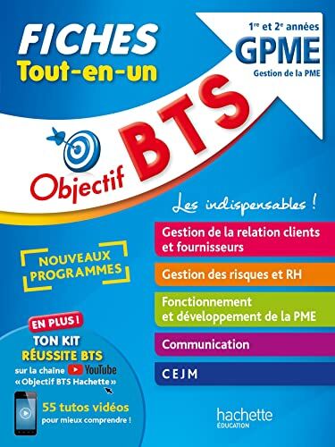 Sophie Catinaud Objectif Bts Gpme - Fiches Tout-En-Un