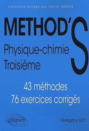 Grégory Ley Physique-Chimie 3e