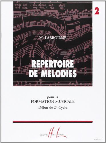 Labrousse Marguerite Répertoire De Mélodies Volume 2