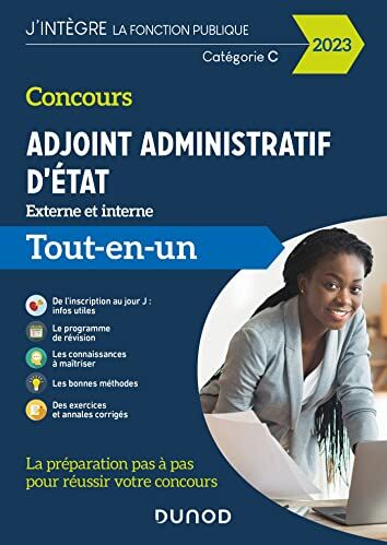 Audrey Charmont Concours Adjoint Administratif D'Etat - 2023- Externe Et Interne: Tout-En-Un (2023)