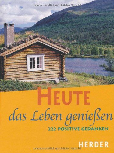 Fabian Bergmann Heute Das Leben Genießen: 222 Positive Gedanken