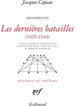 Registres Viii, les Dernières Batailles (1929-1949)