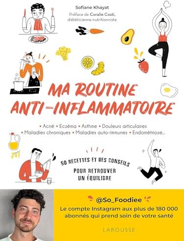 Sofiane Khayat Ma Routine Anti-Inflammatoire: 50 Recettes Et Des Conseils Pour Retrouver Un Équilibre